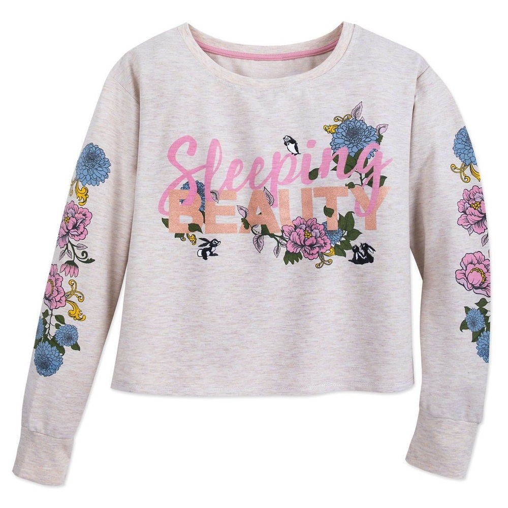Disney Sleeping Beauty Floral Sweatshirt size 2XL